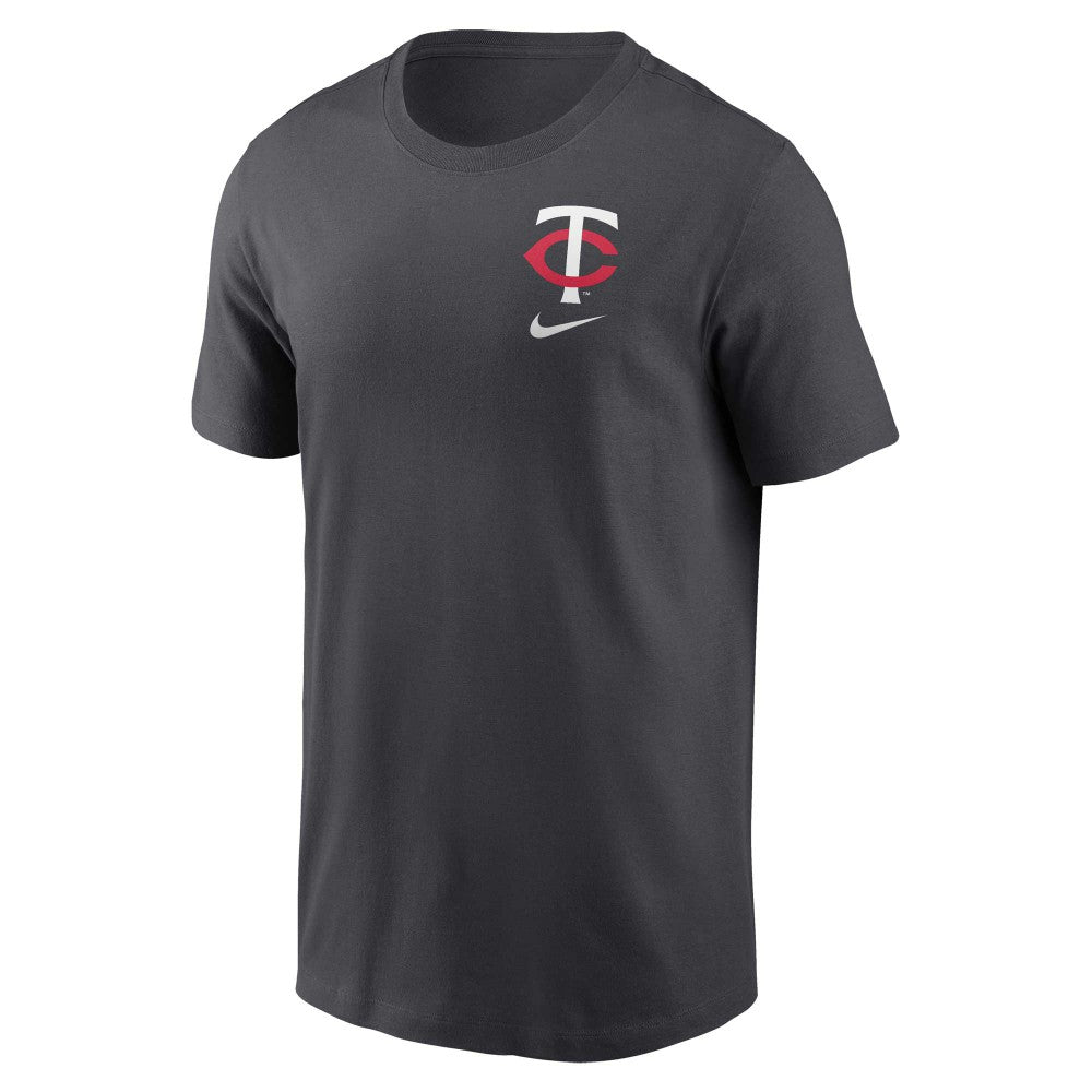 Minnesota Twins Nike Logo Sketch Bar T-Shirt - MLB