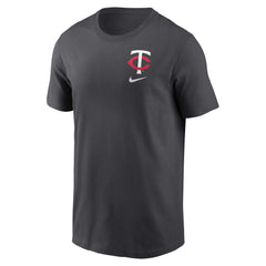 Minnesota Twins Nike Logo Sketch Bar T-Shirt - MLB