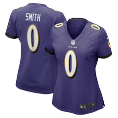Roquan Smith Baltimore Ravens Women's Team Game Jersey Purple | Nike for Sale