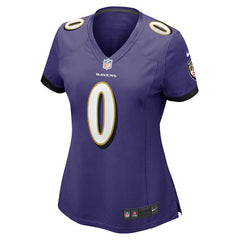 Roquan Smith Baltimore Ravens Women's Team Game Jersey Purple | Nike for Sale