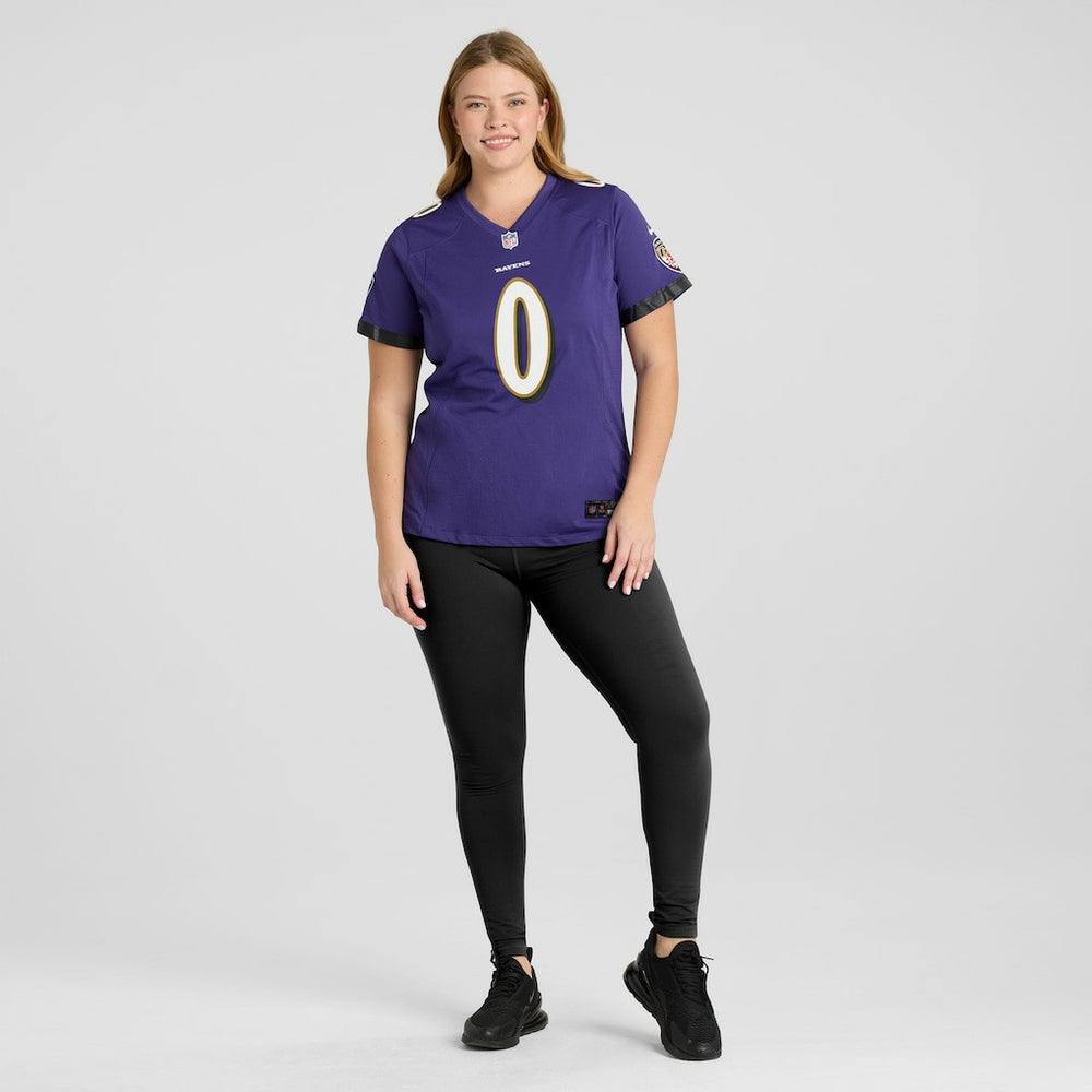 Roquan Smith Baltimore Ravens Women's Team Game Jersey Purple | Nike for Sale