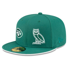 New York Jets New Era OVO x NFL 59FIFTY Fitted Hat Green | NFL