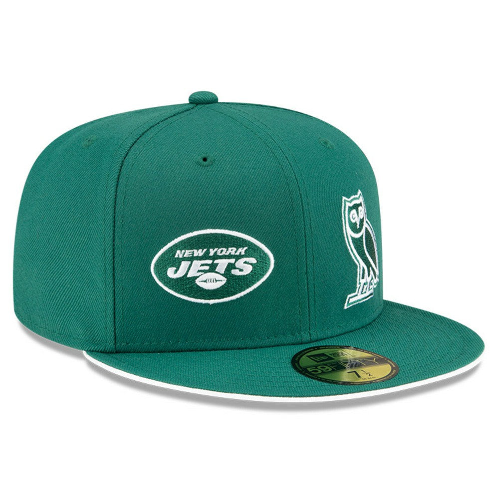 New York Jets New Era OVO x NFL 59FIFTY Fitted Hat Green | NFL