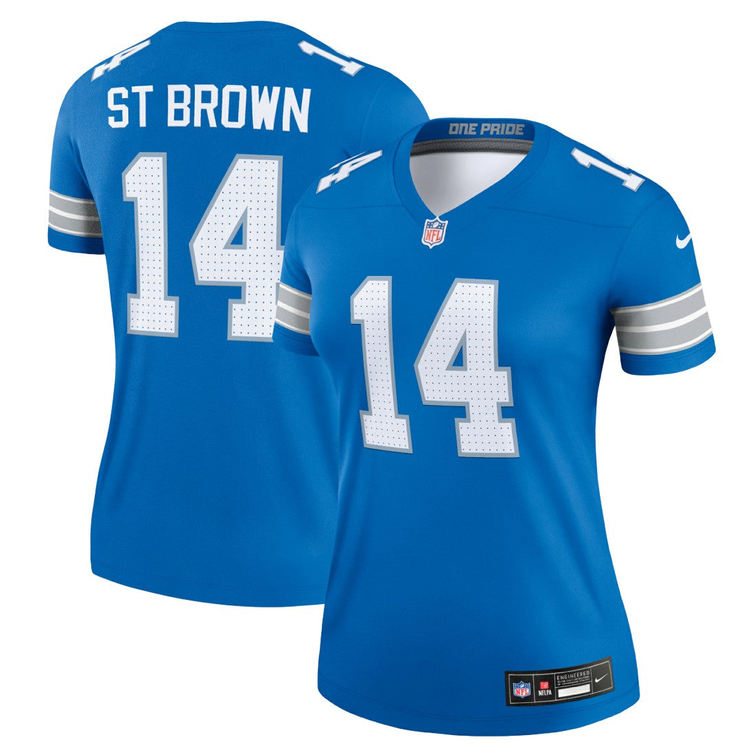Amon-Ra St. Brown Detroit Lions Women's Legend Player Performance Top Blue | Nike for Sale