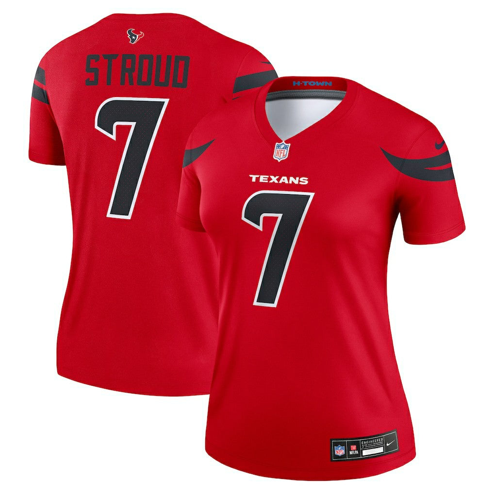 C.J. Stroud Houston Texans Women's Alternate Legend Player Performance Top Red | Nike for Sale