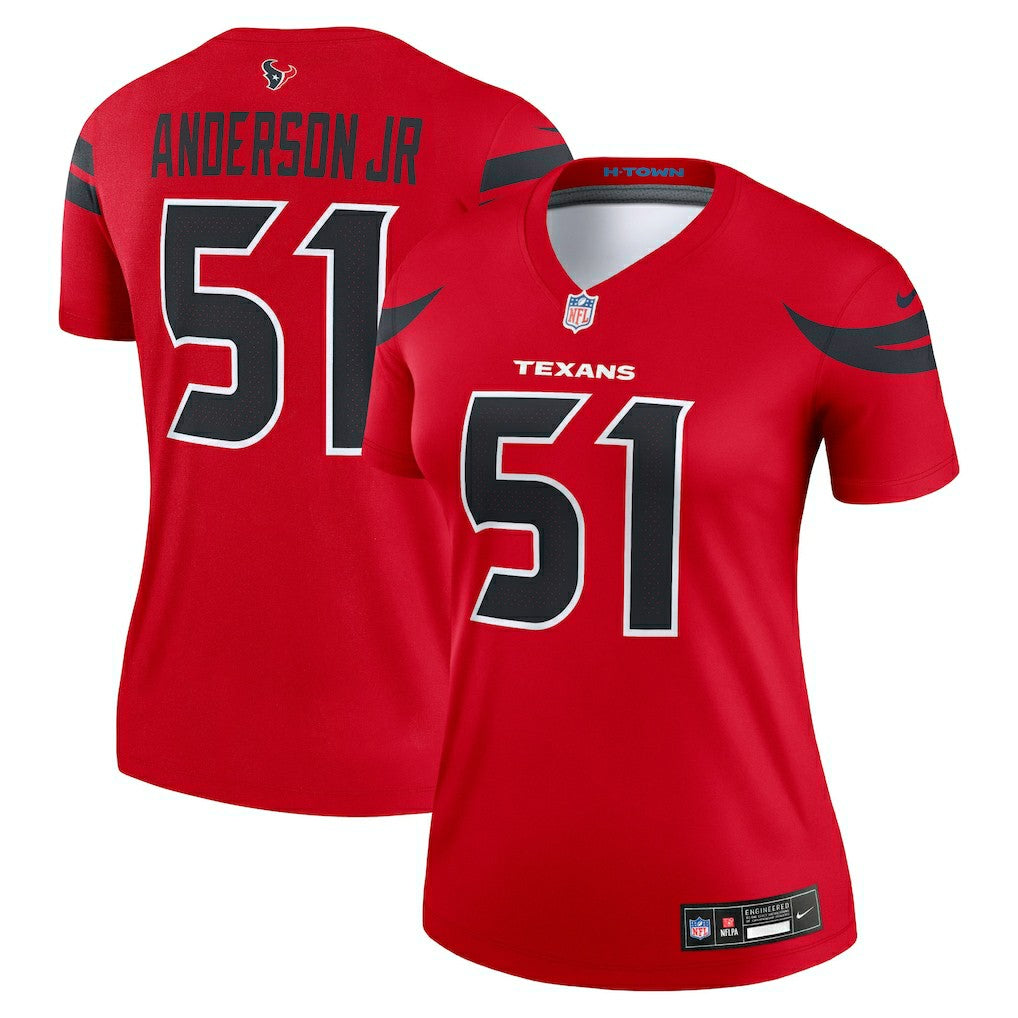 Will Anderson Jr. Houston Texans Women's Alternate Legend Player Performance Top Red | Nike for Sale