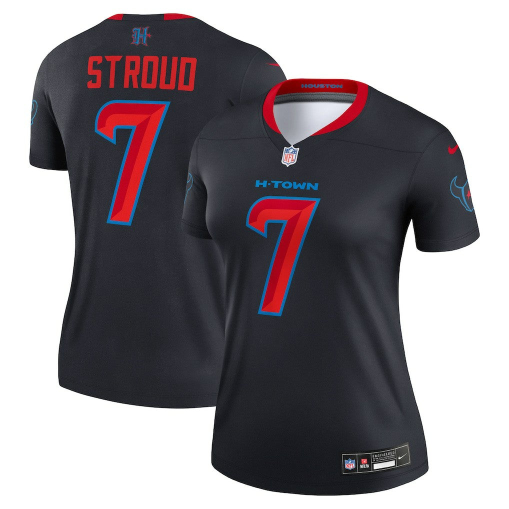 C.J. Stroud Houston Texans Women's Alternate Legend Player Performance Top Navy | Nike for Sale
