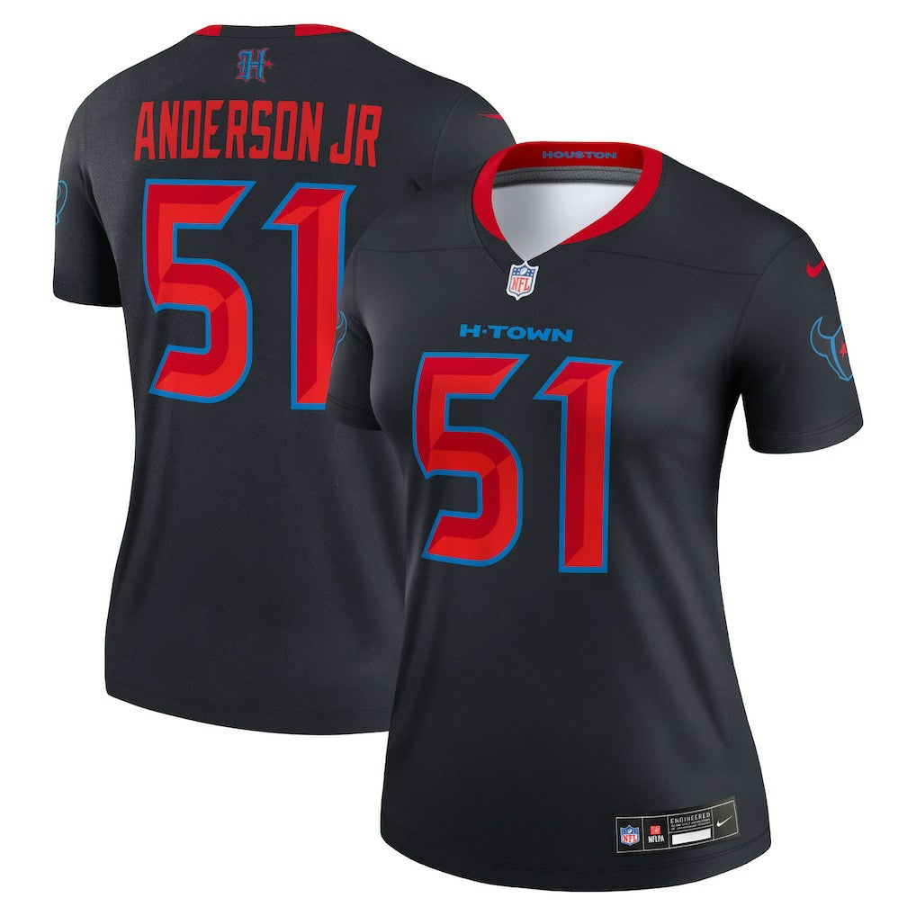 Will Anderson Jr. Houston Texans Women's Alternate Legend Player Performance Top Navy | Nike for Sale