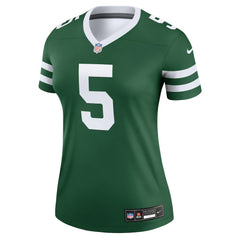 Garrett Wilson New York Jets Women's Legend Player Performance Top Legacy Green | Nike for Sale