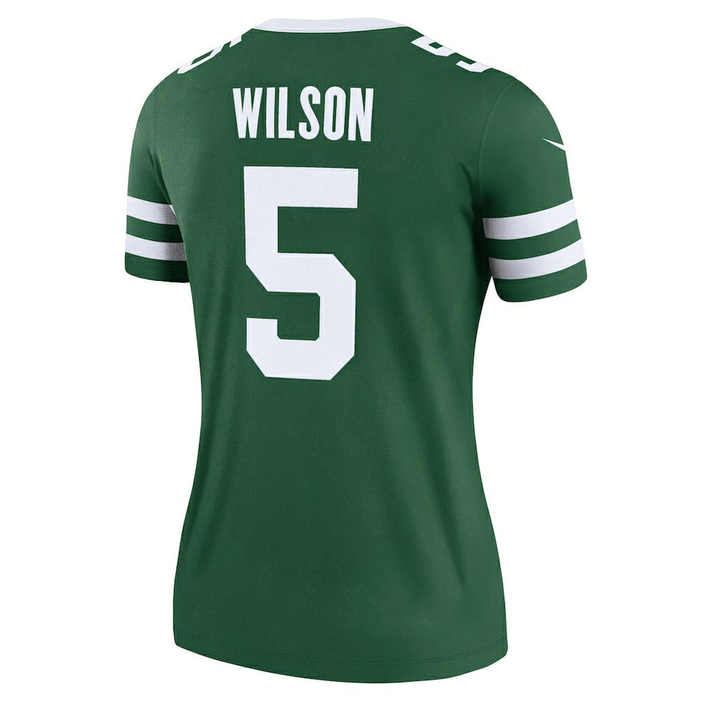 Garrett Wilson New York Jets Women's Legend Player Performance Top Legacy Green | Nike for Sale