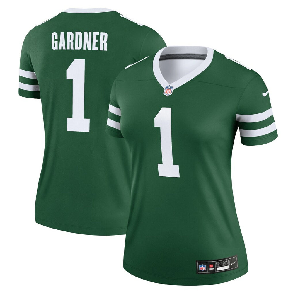 Ahmad Sauce Gardner New York Jets Women's Legend Player Performance Top Legacy Green | Nike for Sale