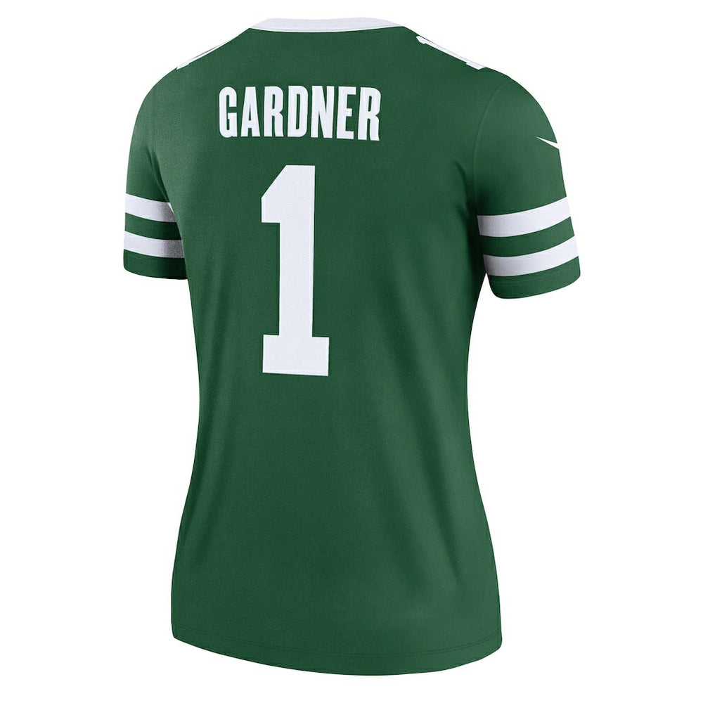 Ahmad Sauce Gardner New York Jets Women's Legend Player Performance Top Legacy Green | Nike for Sale