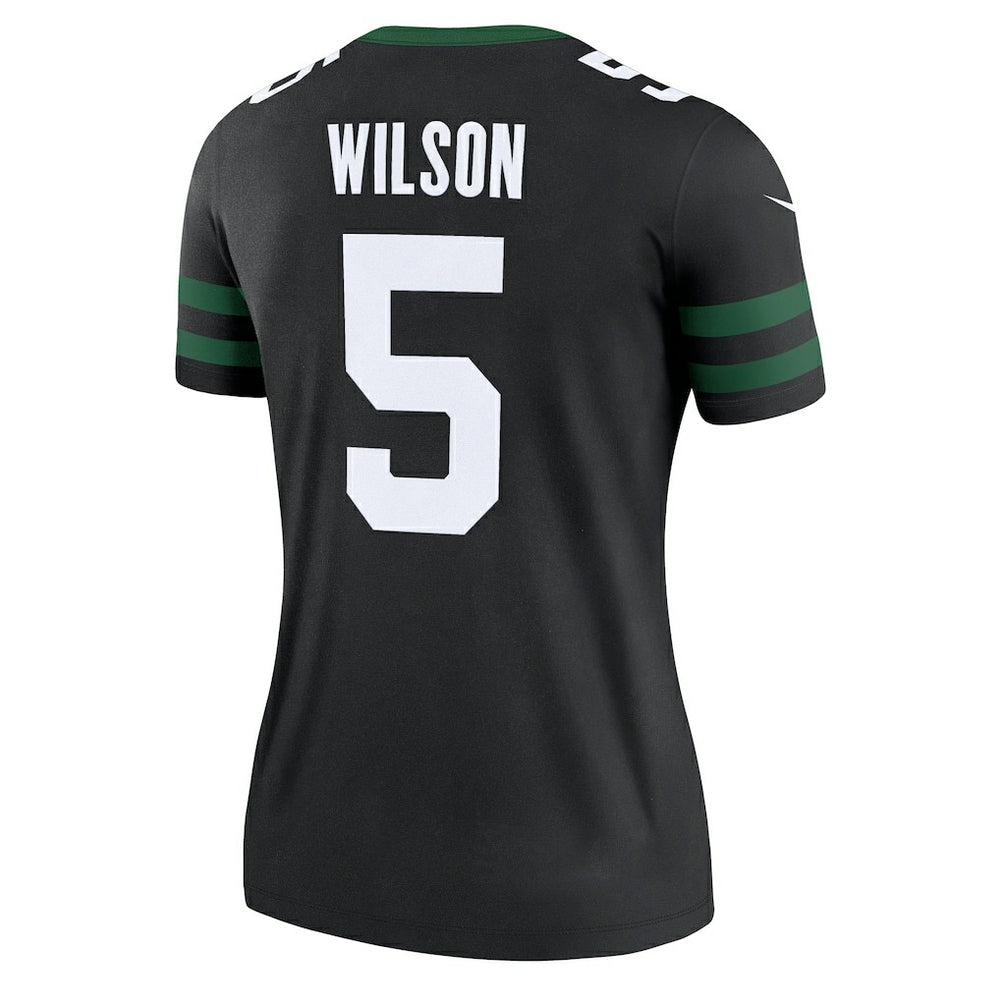 Garrett Wilson New York Jets Women's Alternate Legend Player Performance Top Legacy Black | Nike for Sale