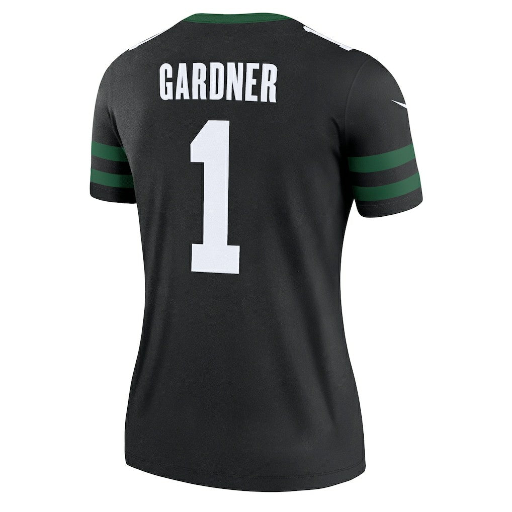 Ahmad Sauce Gardner New York Jets Women's Alternate Legend Player Performance Top Legacy Black | Nike for Sale