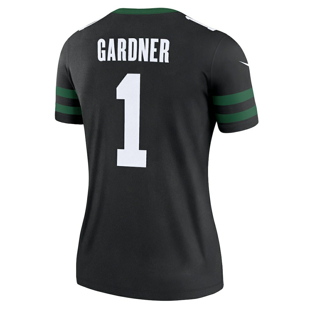 Ahmad Sauce Gardner New York Jets Women's Alternate Legend Player Performance Top Legacy Black | Nike for Sale