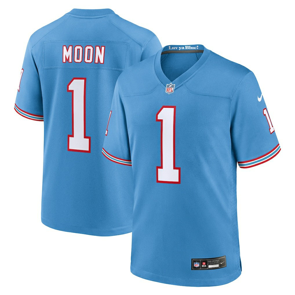 Warren Moon Tennessee Titans Retired Player Alternate Game Jersey Light Blue | Nike for Sale