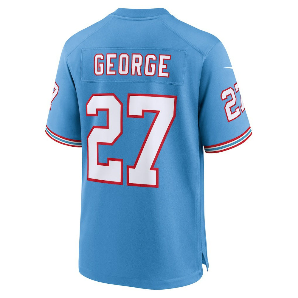 Eddie George Tennessee Titans Retired Player Alternate Game Jersey Light Blue | Nike for Sale