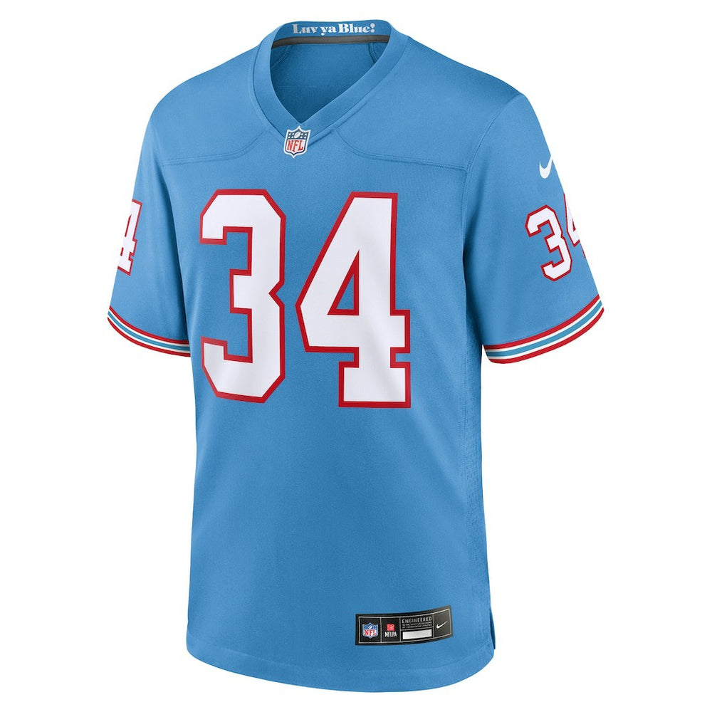 Earl Campbell Tennessee Titans Retired Player Alternate Game Jersey Light Blue | Nike for Sale