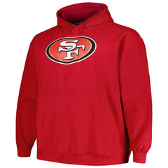 Christian McCaffrey San Francisco 49ers Big & Tall Fleece Name & Number Pullover Hoodie Scarlet | Fanatics
