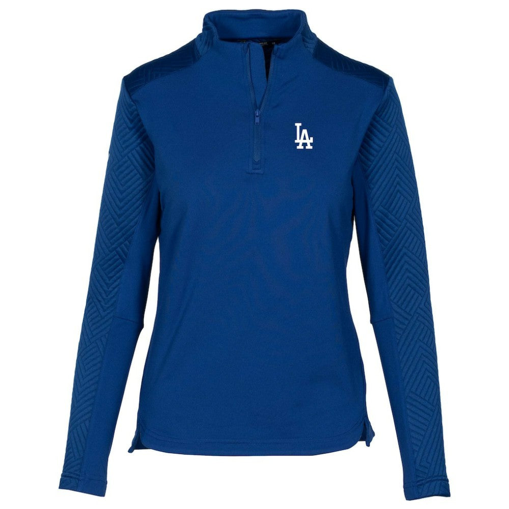 Los Angeles Dodgers Levelwear Women's Daybreak Insignia 2.0 Quarter-Zip Pullover Top - MLB