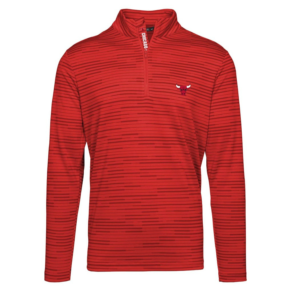 Chicago Bulls Levelwear Gear Insignia Core Quarter-Zip Pullover Top Red - NBA