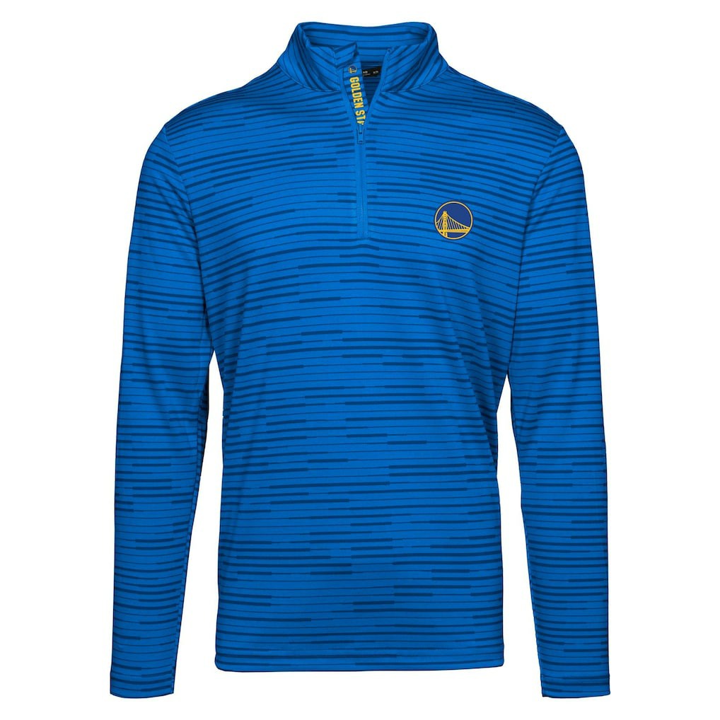 Golden State Warriors Levelwear Gear Insignia Core Quarter-Zip Pullover Top Royal - NBA