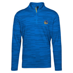 Golden State Warriors Levelwear Gear Insignia Core Quarter-Zip Pullover Top Royal - NBA