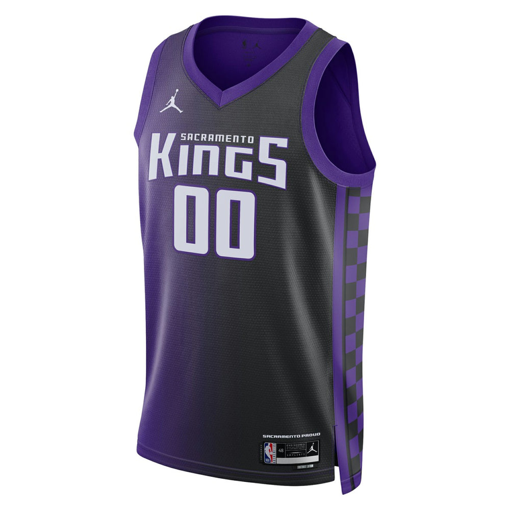 Sacramento Kings Jordan Brand Unisex Swingman Custom Jersey Statement Edition Purple - NBA