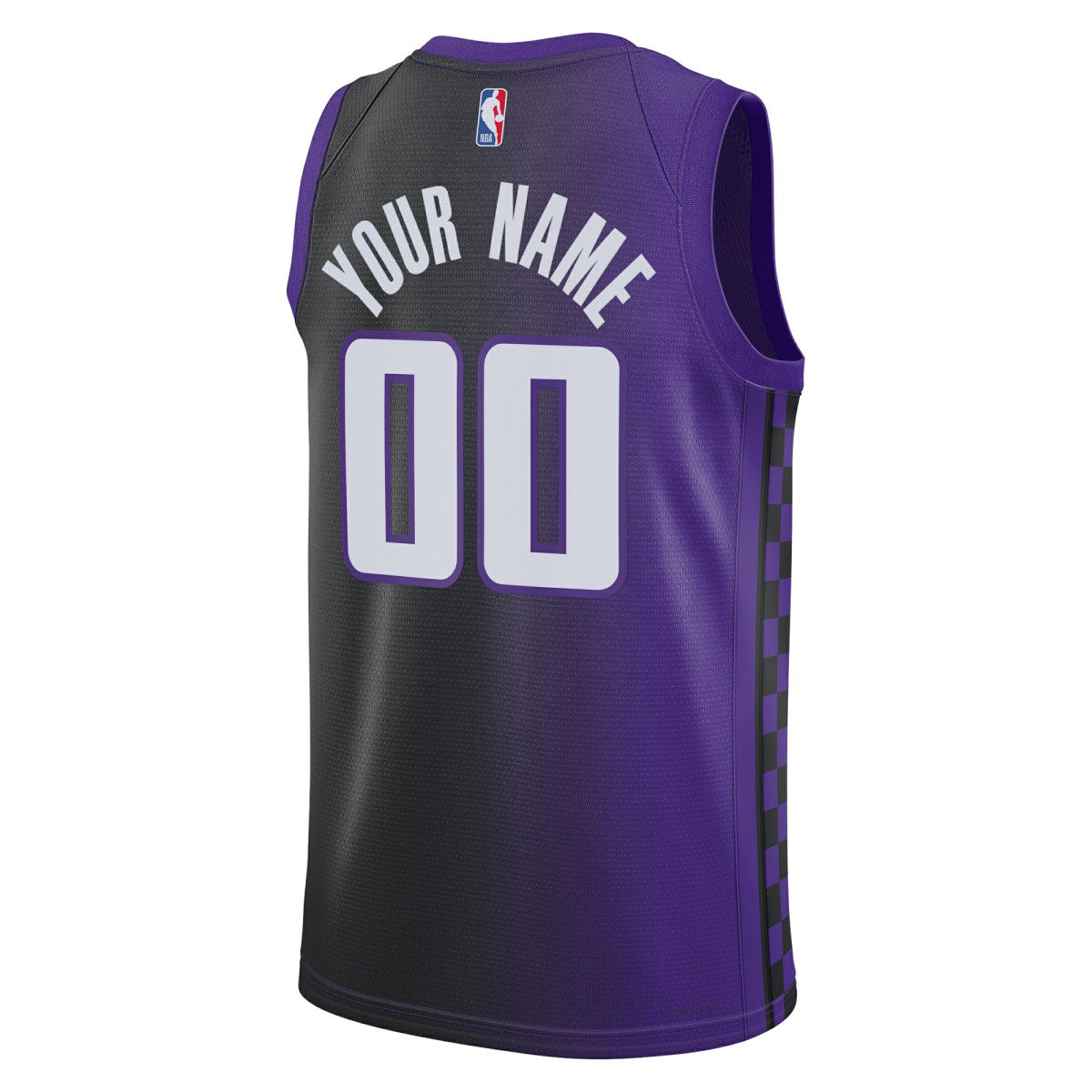 Sacramento Kings Jordan Brand Unisex Swingman Custom Jersey Statement Edition Purple - NBA