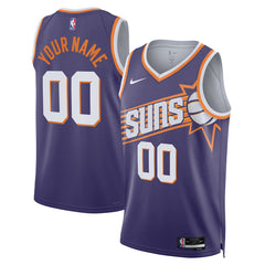 Phoenix Suns Unisex Swingman Custom Jersey Purple Icon Edition - NBA