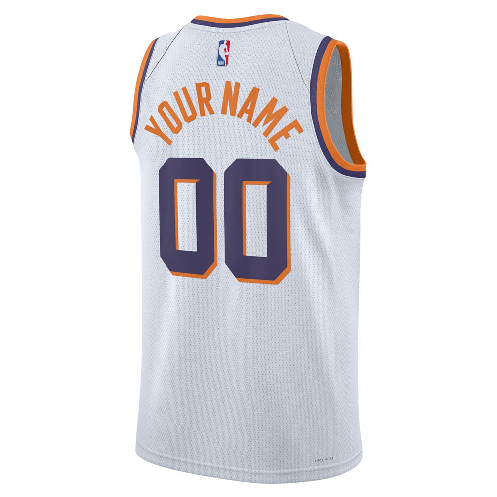 Phoenix Suns Unisex Swingman Custom Jersey White Association Edition - NBA
