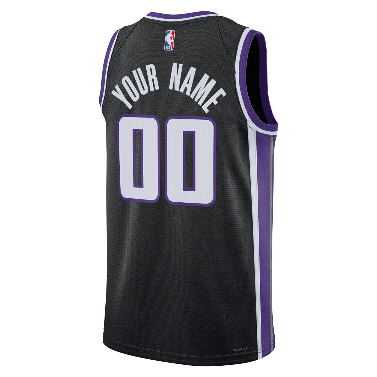 Sacramento Kings Unisex Swingman Custom Jersey Icon Edition Black - NBA