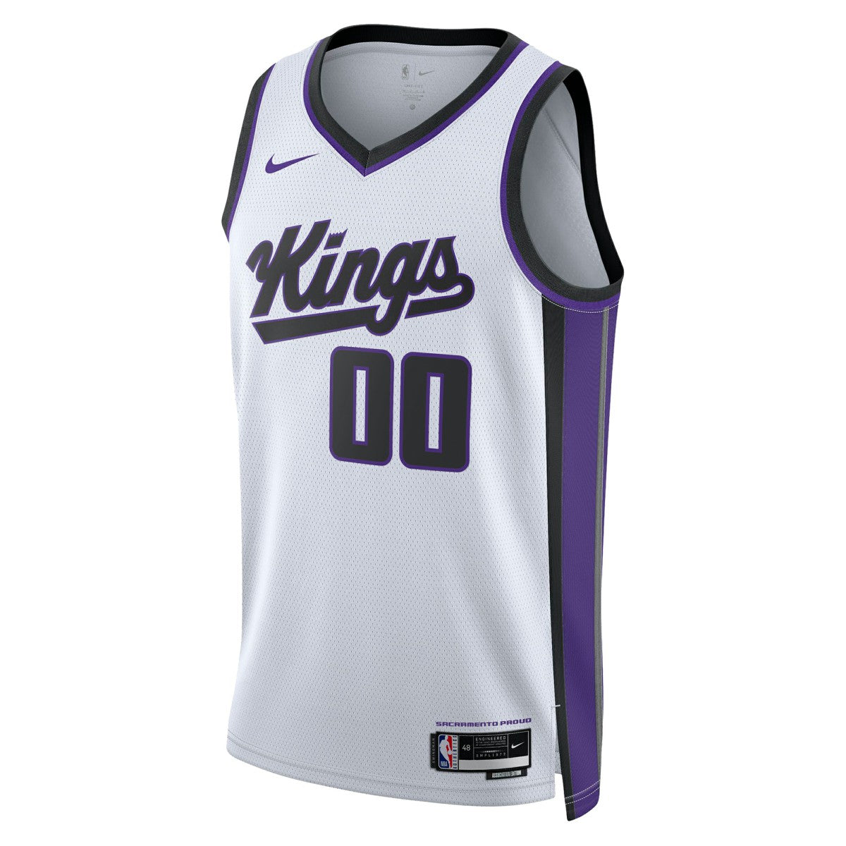 Sacramento Kings Unisex Swingman Custom Jersey Association Edition White - NBA