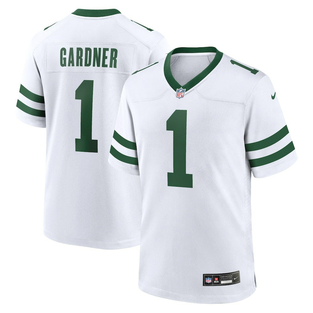 Ahmad Sauce Gardner New York Jets Game Jersey Legacy White | Nike for Sale