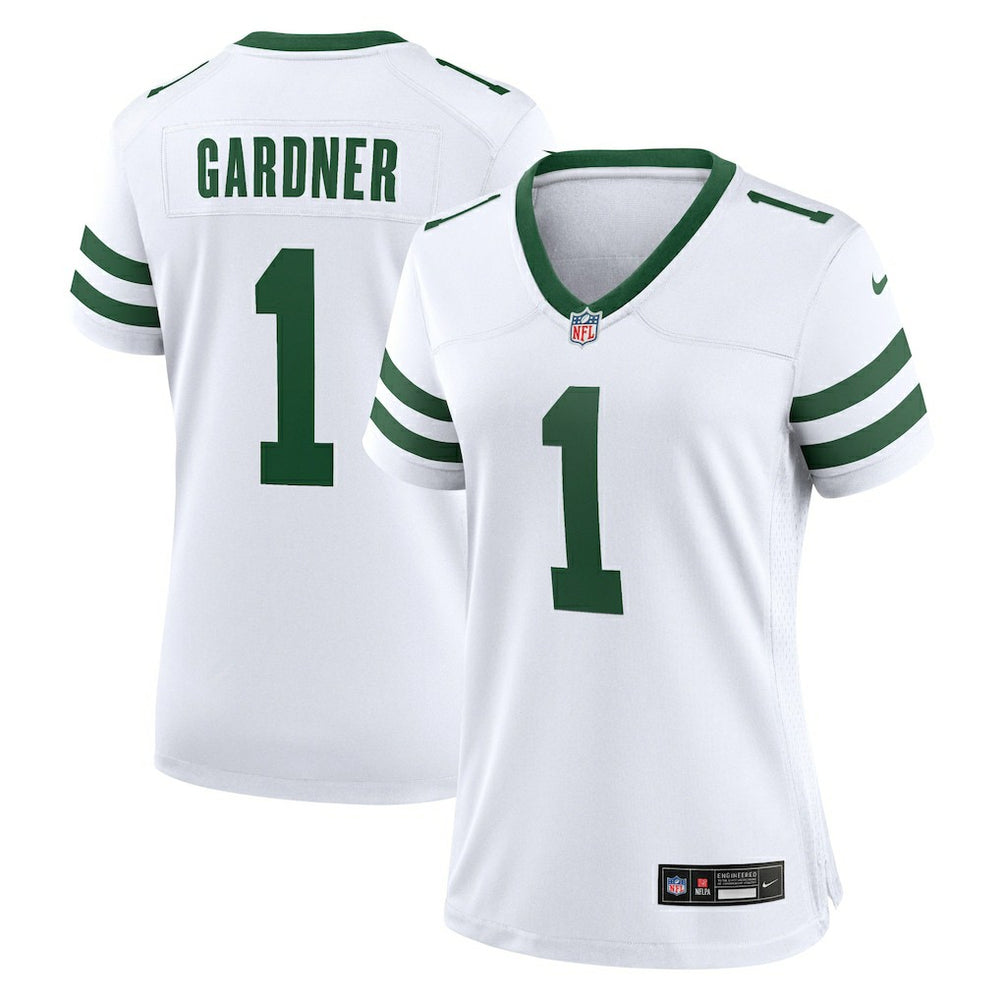 Ahmad Sauce Gardner New York Jets Women's Game Player Jersey Legacy White | Nike for Sale