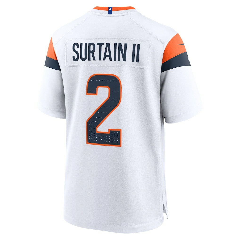 Patrick Surtain II Denver Broncos Mile High Collection Game Jersey White | Nike for Sale