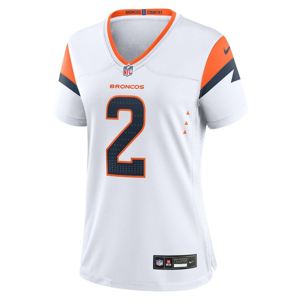 Patrick Surtain II Denver Broncos Women's Mile High Collection Game Jersey White | Nike for Sale
