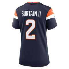 Patrick Surtain II Denver Broncos Women's Mile High Collection Alternate Game Jersey Navy | Nike for Sale