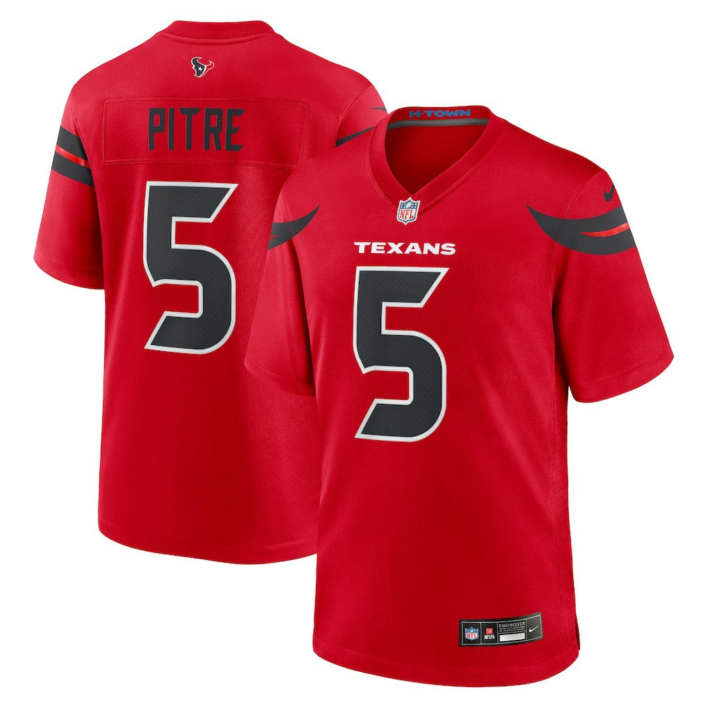 Jalen Pitre Houston Texans Alternate Game Jersey Red | Nike for Sale