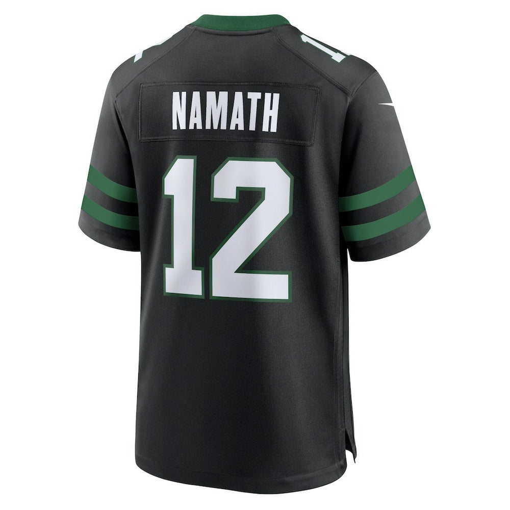 Joe Namath New York Jets Alternate Retired Player Game Jersey Legacy Black | Nike for Sale