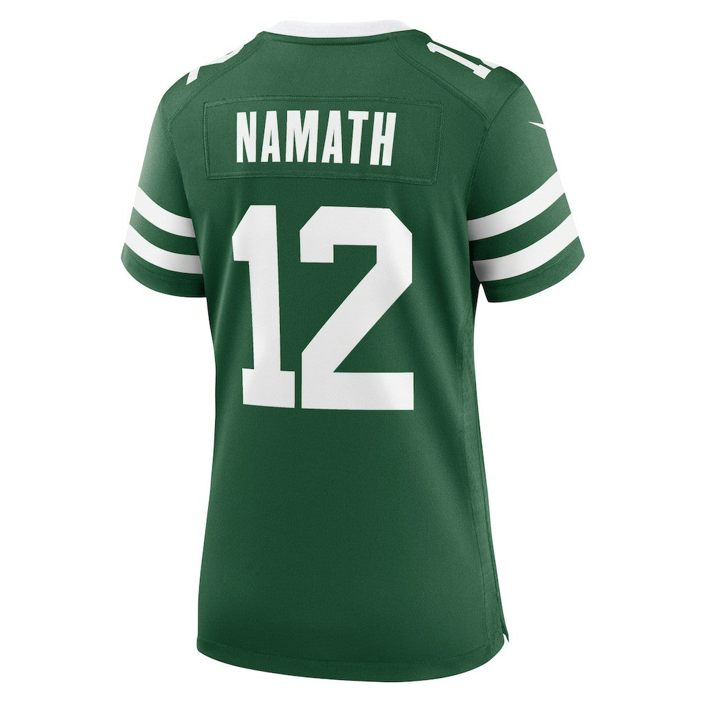 Joe Namath New York Jets Women's Retired Player Game Jersey Legacy Green | Nike for Sale