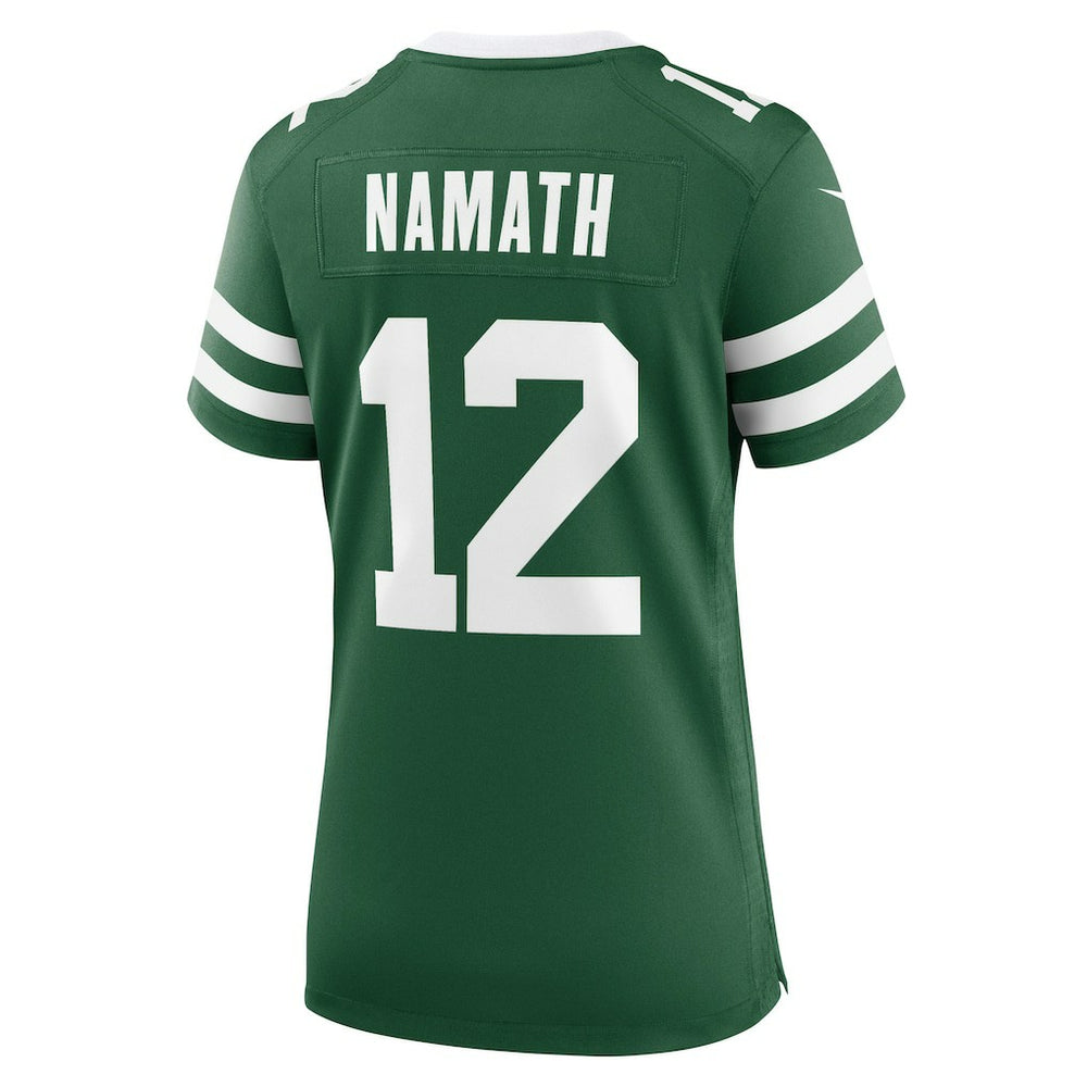Joe Namath New York Jets Women's Retired Player Game Jersey Legacy Green | Nike for Sale