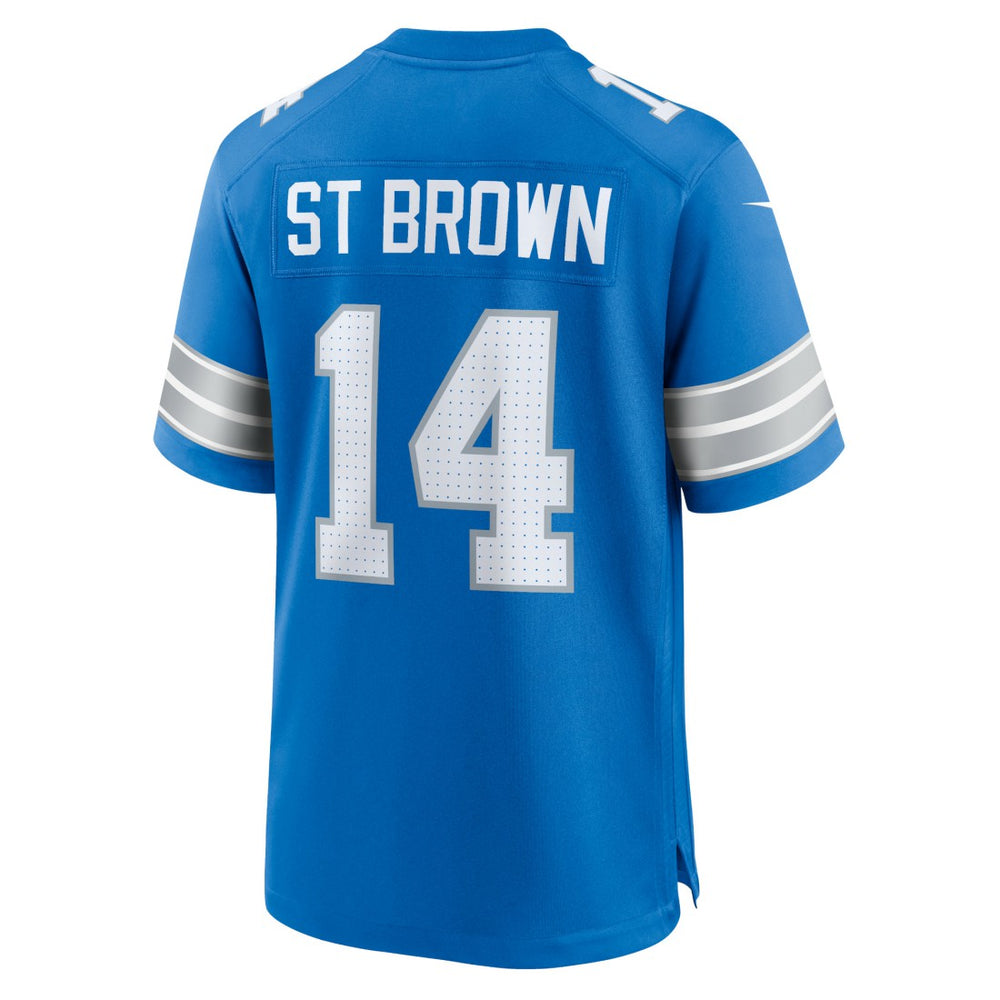 Amon-Ra St. Brown Detroit Lions Game Jersey Blue | Nike for Sale