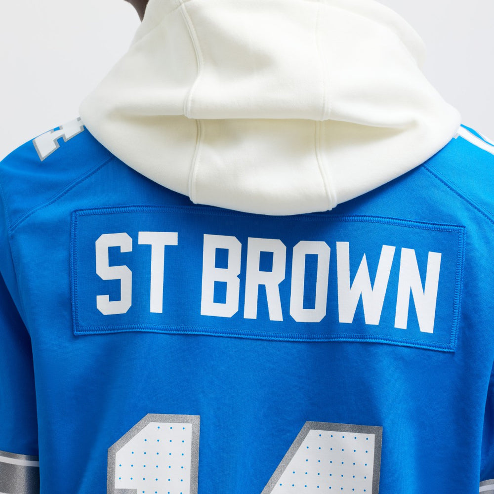 Amon-Ra St. Brown Detroit Lions Game Jersey Blue | Nike for Sale
