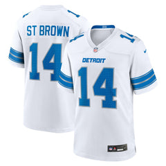 Amon-Ra St. Brown Detroit Lions Game Jersey White | Nike for Sale