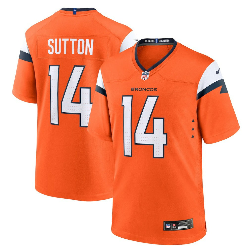Courtland Sutton Denver Broncos Mile High Collection Game Jersey Orange | Nike for Sale