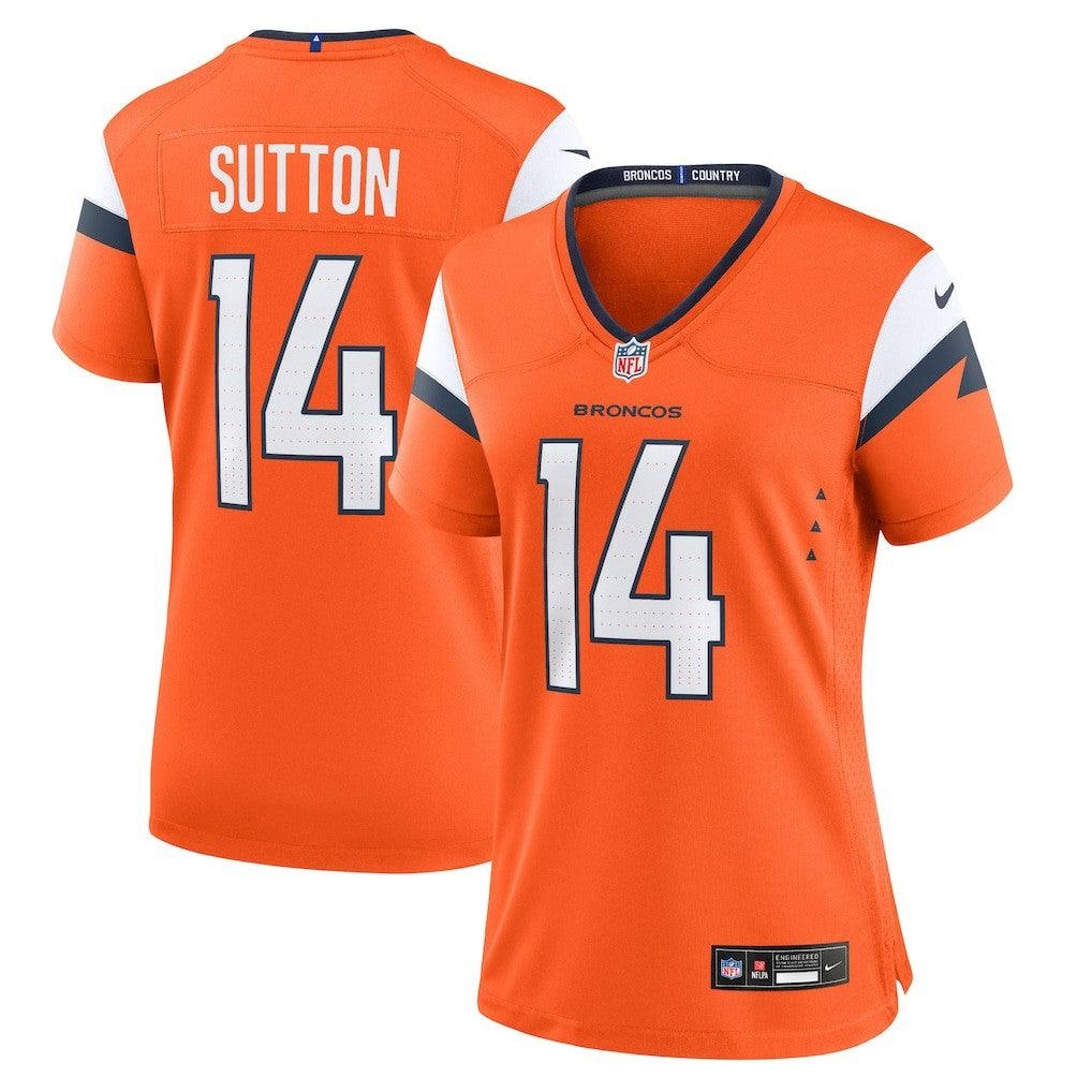 Courtland Sutton Denver Broncos Women's Mile High Collection Game Jersey Orange | Nike for Sale