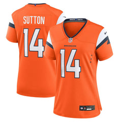 Courtland Sutton Denver Broncos Women's Mile High Collection Game Jersey Orange | Nike for Sale