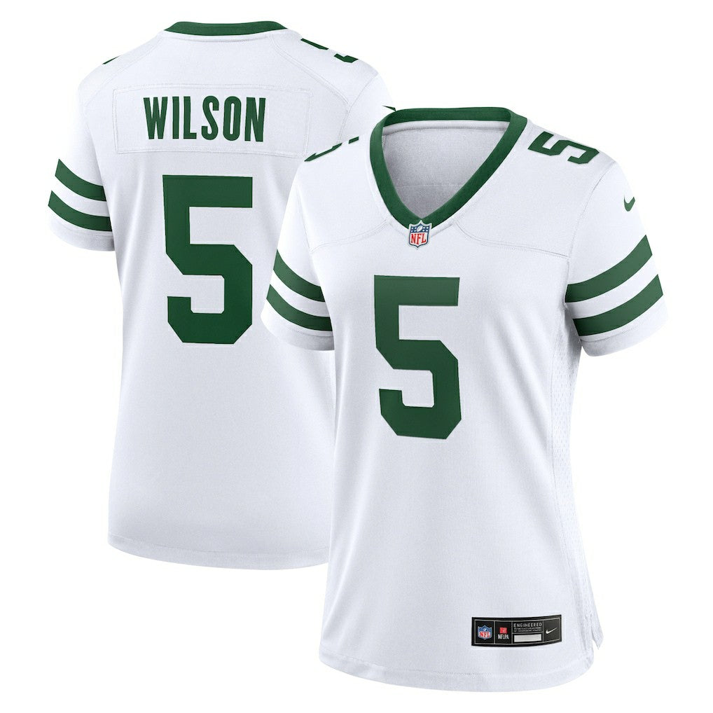 Garrett Wilson New York Jets Women's Game Jersey Legacy White | Nike for Sale