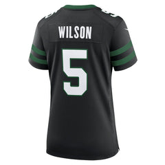 Garrett Wilson New York Jets Women's Alternate Game Jersey Legacy Black | Nike for Sale